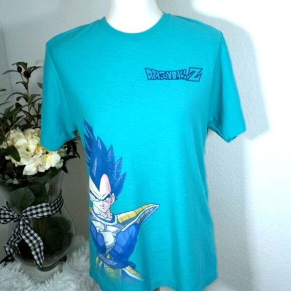DRAGON BALL Z TURQUOISE T-SHIRT SZ.2XL - Picture 1 of 6